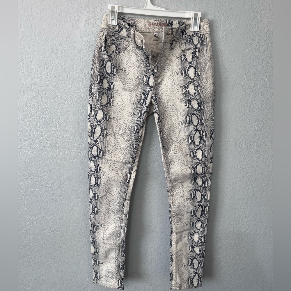Shyanne snake skin jeans